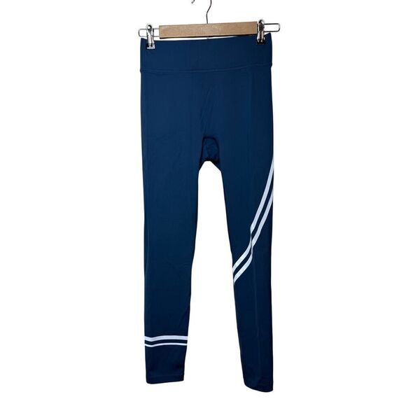 NOLI Yoga Blue Stripe Leggings Sz. S - Picture 1 of 3